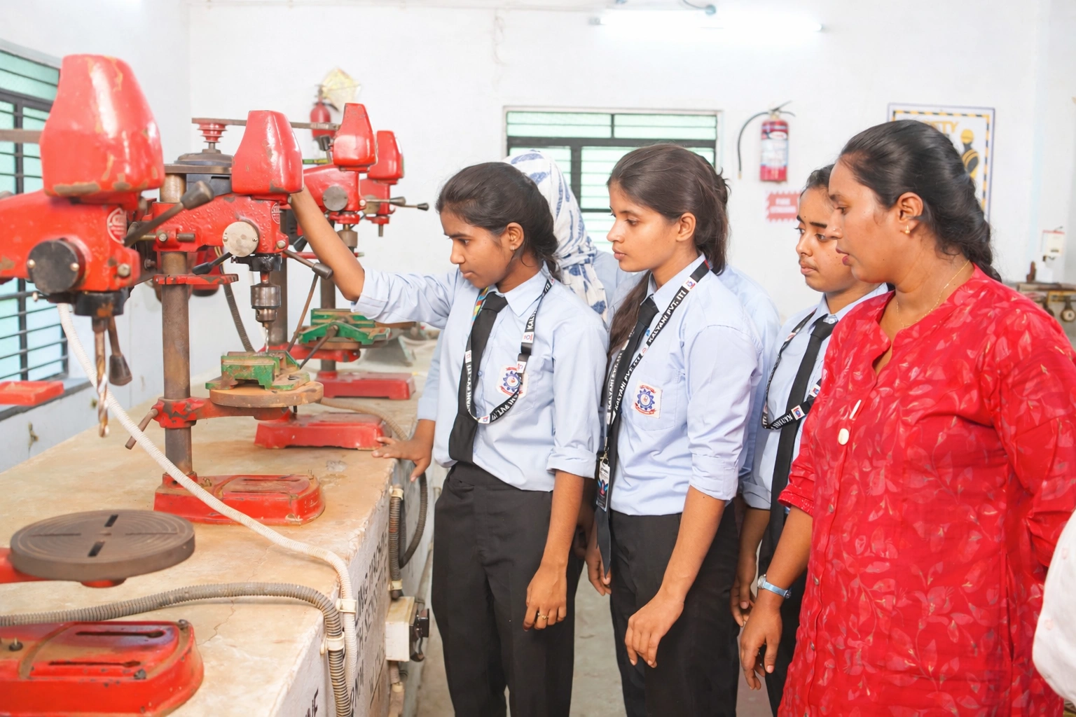 Fitter hands-on workshop at Kalyani ITI